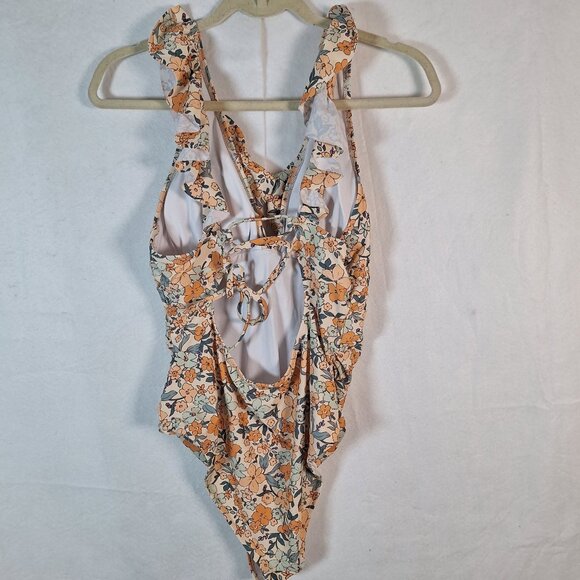 Cupshe One Piece Floral Bathing Suit XL - Picture 2 of 4